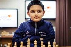 Abhimanyu Mishra, el niño Gran Maestro. Foto: LaVanguardia.