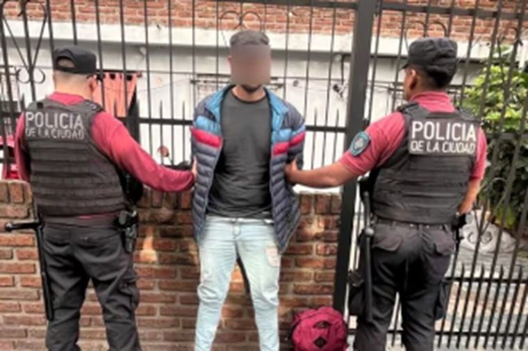 El sujeto tiene 27 años Foto: Policía de la Ciudad