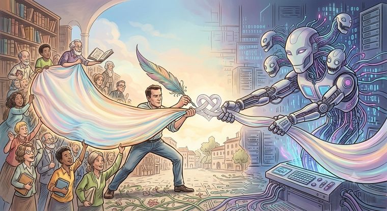 Buena parte del poder de la Inteligencia Artificial está en la construcción de relatos y discursos. La palabra en el centro de la escena.