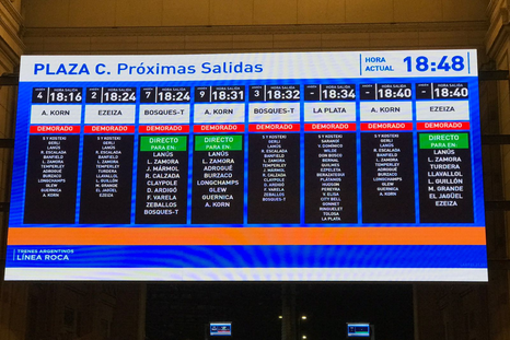 Según informó Trenes Argentinos, las demoras en el tren Roca se deben a problemas técnicos Según informó Trenes Argentinos, las demoras en el tren Roca se deben a problemas técnicos
