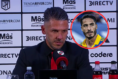 Demichelis cruzó a Figal tras la victoria de River sobre Boca Foto: ESPN