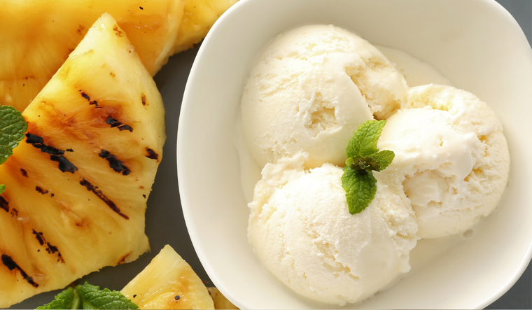 Este helado de ananá es tu aliado para el verano