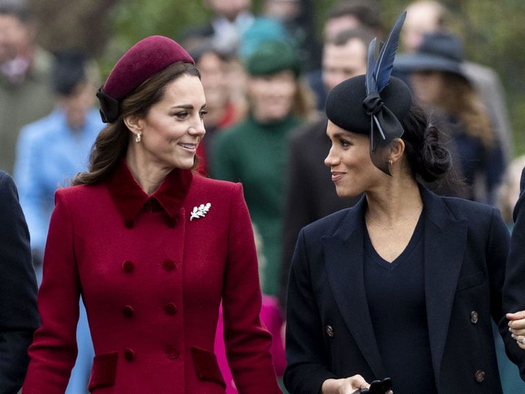 Kate Middleton y Meghan Markle Foto: Cosmopolitan