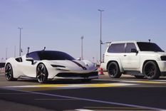 Nissan Patrol vs Ferrari SF90 (Carwow)