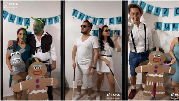 La familia se hizo viral.