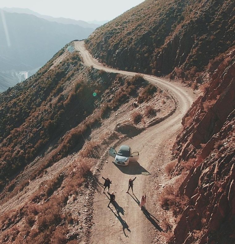 El equipo Somos locales en pleno rodaje del spot Foto: Franco Capotosti