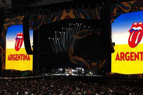 Los Rolling Stones dieron 15 recitales en Argentina en sus cuatro visitas (1995, 1998, 2006 y 2016), con una convocatoria que superó los 900.000 espectadores en total