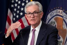 Jerome Powell, presidente de la Fed Foto: EFE