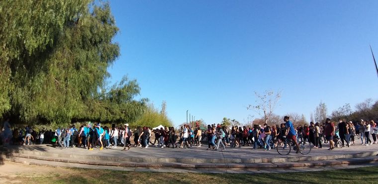 En Mendoza la concentración fue en el Parque Central.