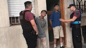 La imagen de los jovenes detenidos en Recoleta.