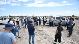 Construcción del Parque Solar en Guaymallén. Construcción del Parque Solar en Guaymallén.