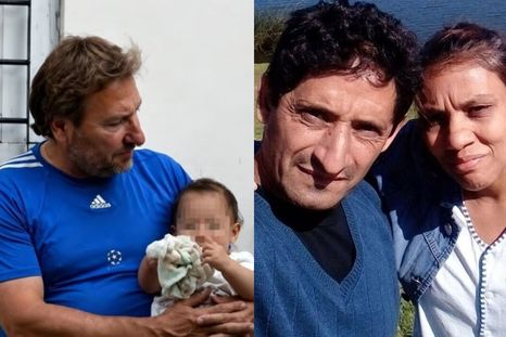 Héctor Picart y José Daniel Aguirre, el ex y la actual pareja de Lucía Sosa.