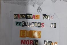 el desolador mensaje encontrado en una boleta y dedicado a alberto fernandez