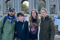 Se la jugó Geraldine se animó a vivir una aventura con su familia.