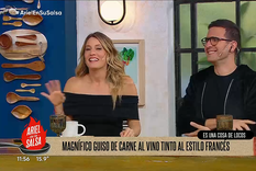 La conductora quedó en un blooper. Créditos: Captura / Telefe La conductora quedó en un blooper. Créditos: Captura / Telefe