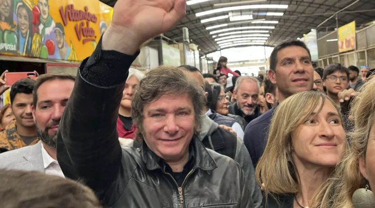 El candidato de La Libertad Avanza confirmó que inició conversaciones con el FMI Foto: Facebook Javier Milei