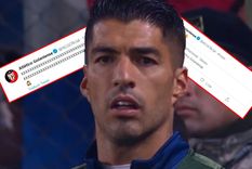 Suárez recibió varias chicanas de Goianiense tras la eliminación de Nacional. Suárez recibió varias chicanas de Goianiense tras la eliminación de Nacional.