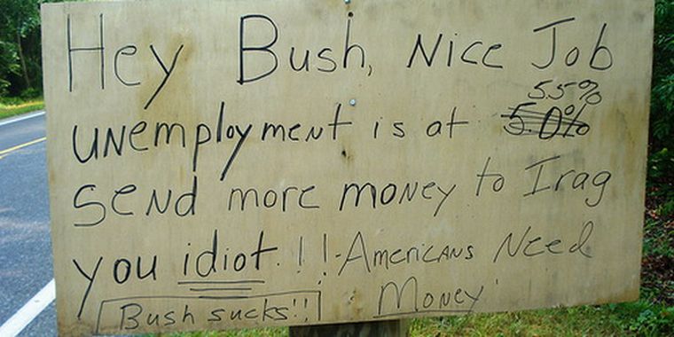 Récord de desempleo en EE.UU Foto: web