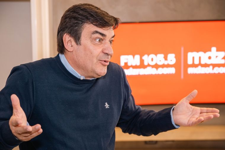 Omar De Marchi sumó a un dirigente del Partido Verde a sus filas Foto: Santiago Tagua/MDZ