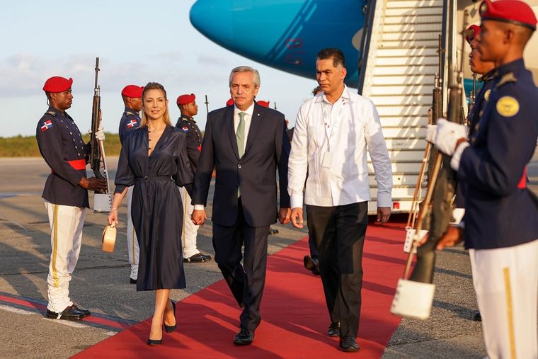 El Presidente ya está en República Dominicana Foto: Noticias Argentinas