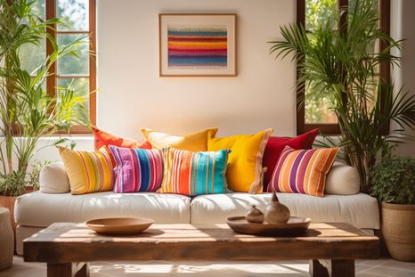 Las rayas, una tendencia que va si o si con la decoración de tu hogar Foto: Archivo