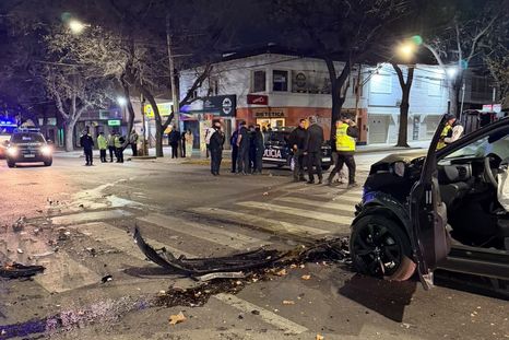 El accidente ocurrió el miércoles por la noche en la intersección de Colón y Perú, en Ciudad.