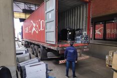 Por declaraciones inexactas, tanto la mercadería sin declarar como los medios de transporte fueron interdictos en Concordia, Entre Ríos. Foto: Prensa AFIP