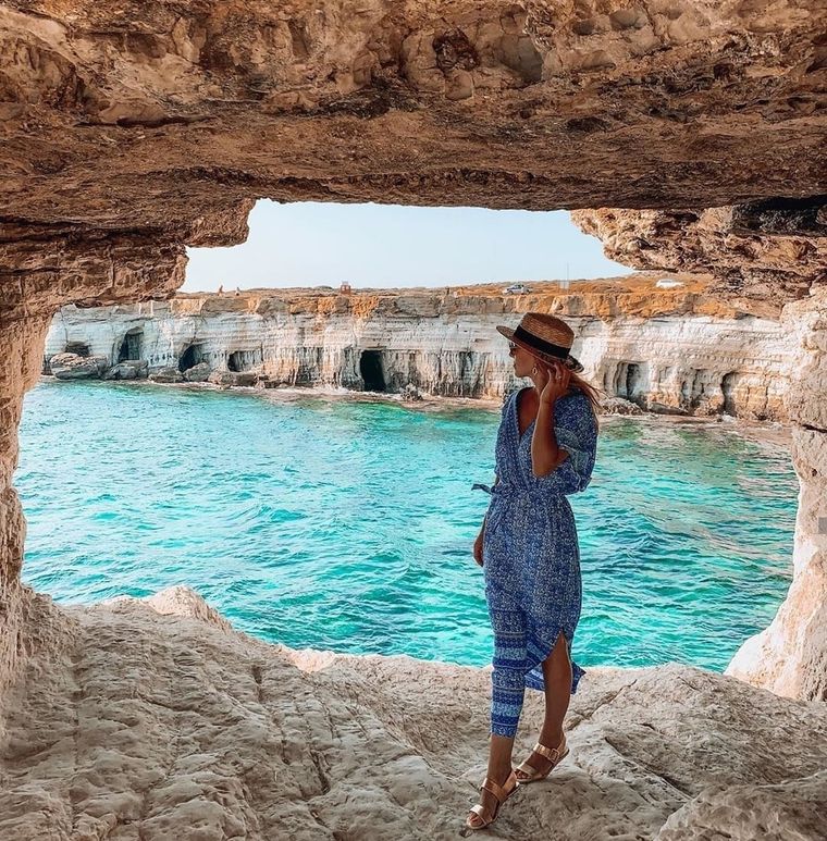 Sea caves Ayia Napa. Foto: @nextination