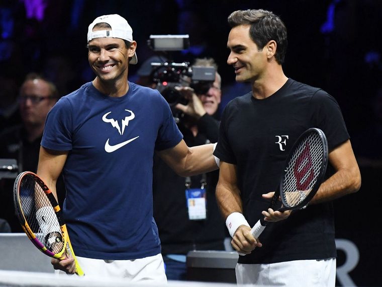Federer reconoció que no extraña jugar ante Nadal Foto: EFE