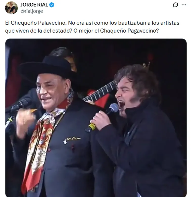 El "Chaqueño Pagavecino": el apodo que Rial viralizó para cuestionar los cobros del artista. El "Chaqueño Pagavecino": el apodo que Rial viralizó para cuestionar los cobros del artista.