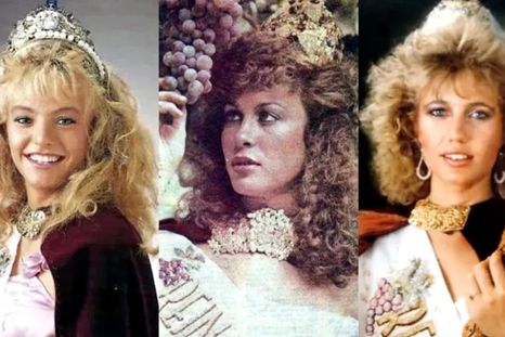 El cabello de las reinas vendimiales en los años 80. El cabello de las reinas vendimiales en los años 80.