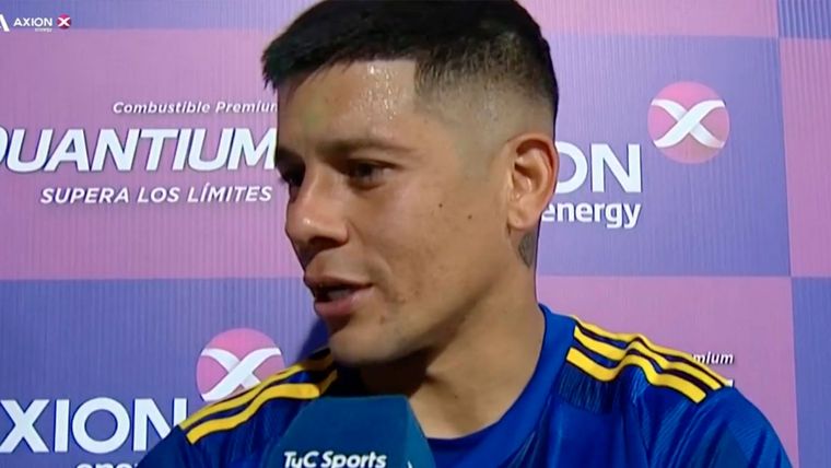 Rojo fue tajante a la hora de hacer autocrítica tras la clasificación de Boca Foto: TyC Sports