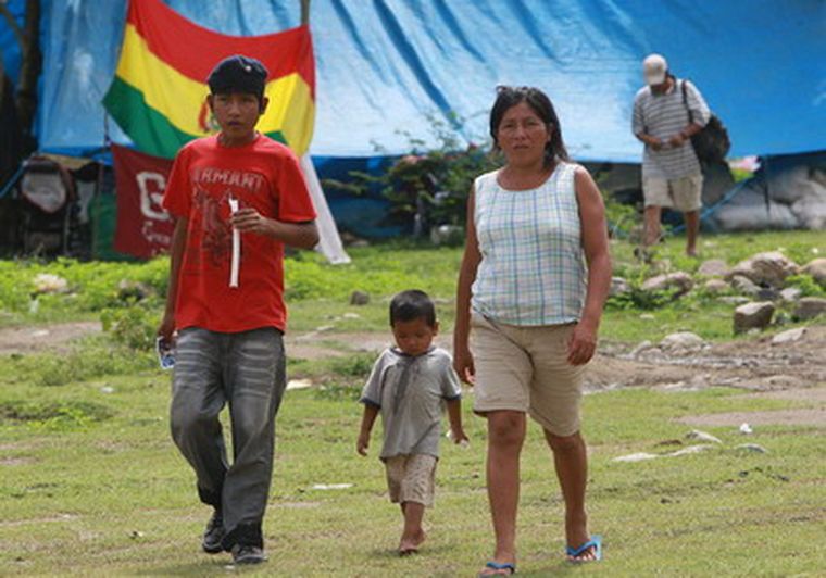 Los amazónicos bolivianos siguen movilizados. Foto: efe