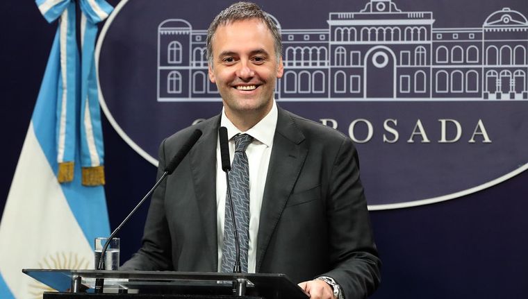 Manuel Adorni parafraseó a Juan Domingo Perón Foto: Presidencia