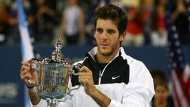 Del Potro, con el trofeo obtenido en el US Open 2009. Foto: Archivo Del Potro, con el trofeo obtenido en el US Open 2009. Foto: Archivo