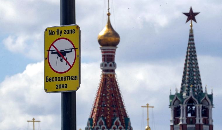 drones Moscú Moscú y otras ciudades han recibido el ataque de drones con explosivos. Foto: EFE