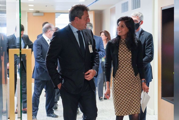 Massa se reunió con FMI y el organismo multilateral se encamina a aprobar revisión del acuerdo Foto: Télam