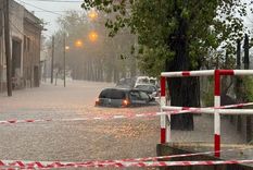 Inundaciones en Zárate Foto: X