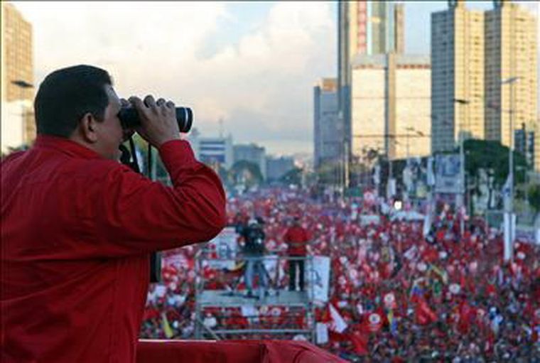 El presidente de Venezuela, Hugo Chávez Foto: EFE