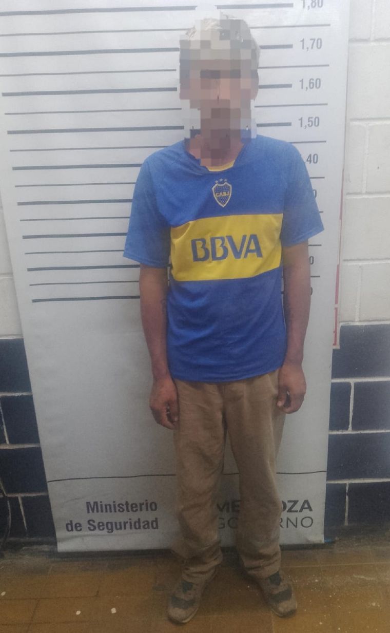 El sospechoso del robo Foto: gentileza