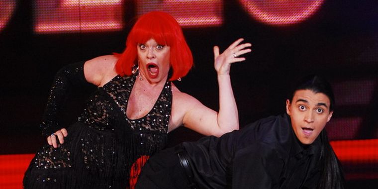 Silvia Suller, durante su participación en bailando... Foto: Ideas del Sur