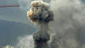 Una persona con la que la BBC ha estado en contacto capturó esta imagen de una explosión a mediados de marzo en Teherán.