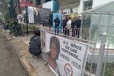 El acto conmemorativo por Andrea Viera Foto: Gentileza