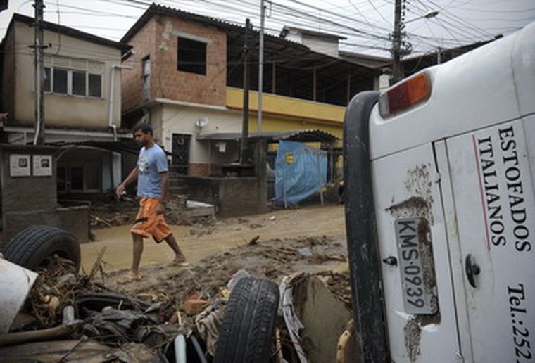 El panorama desolador en Brasil. Foto: AFP