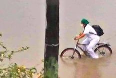 La imagen de la enfermera que se derivó en reconocimientos del Gobierno y un regalo impensado