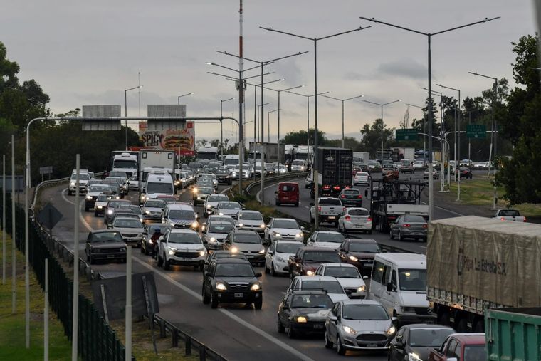 Los ingresos a Mendoza, colapsados Foto: Archivo MDZ
