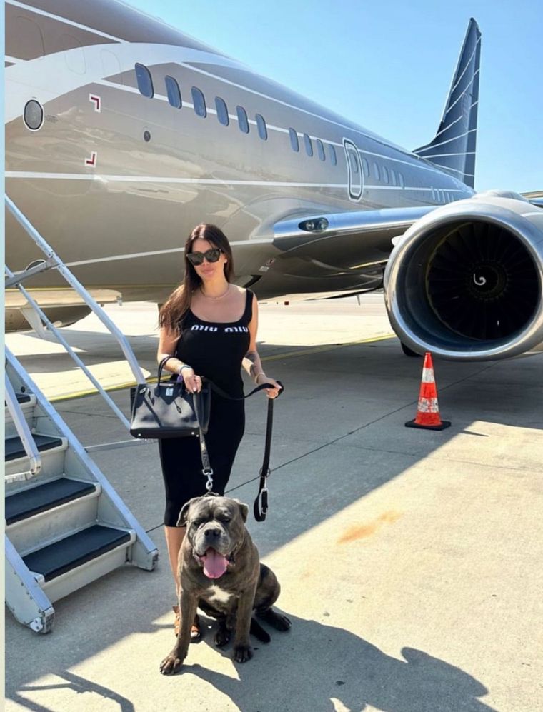 Wanda Nara viajó desde Estambul hasta Italia junto a su familia y amigos Foto: Instagram Wanda Nara