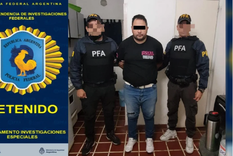 Jorge Antonio Benegas, apresado en Rosario Foto: Policía Federal