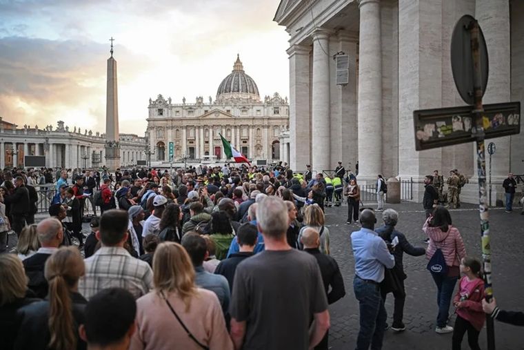 Los restos de Francisco están en la basílica de San Pedro. Foto: EFE