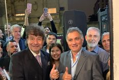un baldazo de agua fria en medio de un acto de javier milei y un freno a la feroz interna